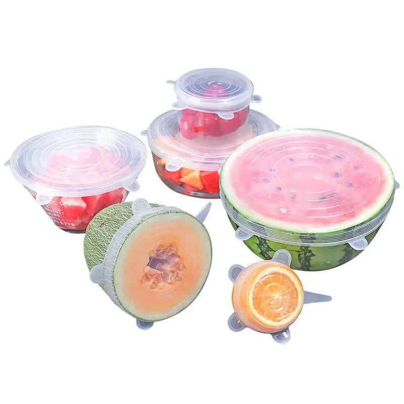 Reusable Silicone Stretchable Lids
