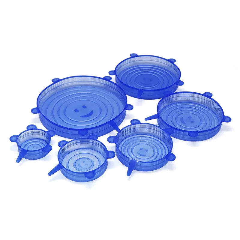 Reusable Silicone Stretchable Lids