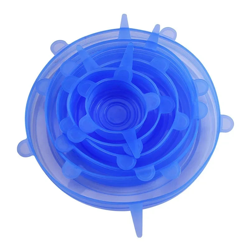 Reusable Silicone Stretchable Lids
