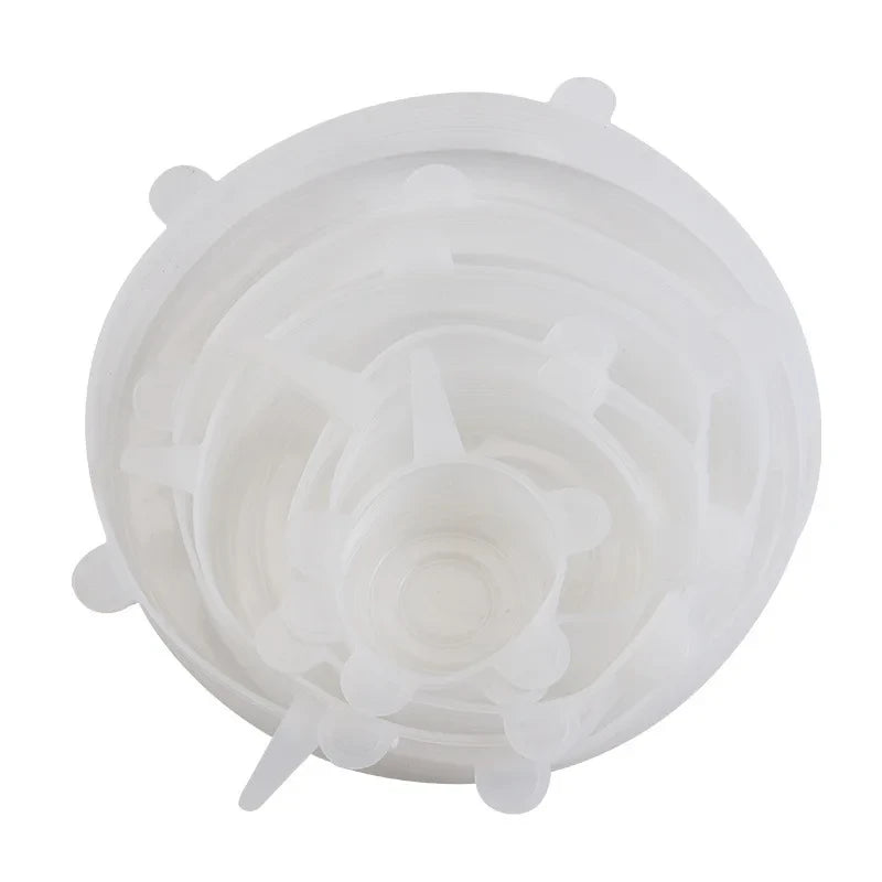 Reusable Silicone Stretchable Lids