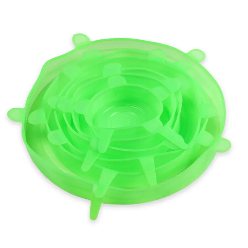 Reusable Silicone Stretchable Lids
