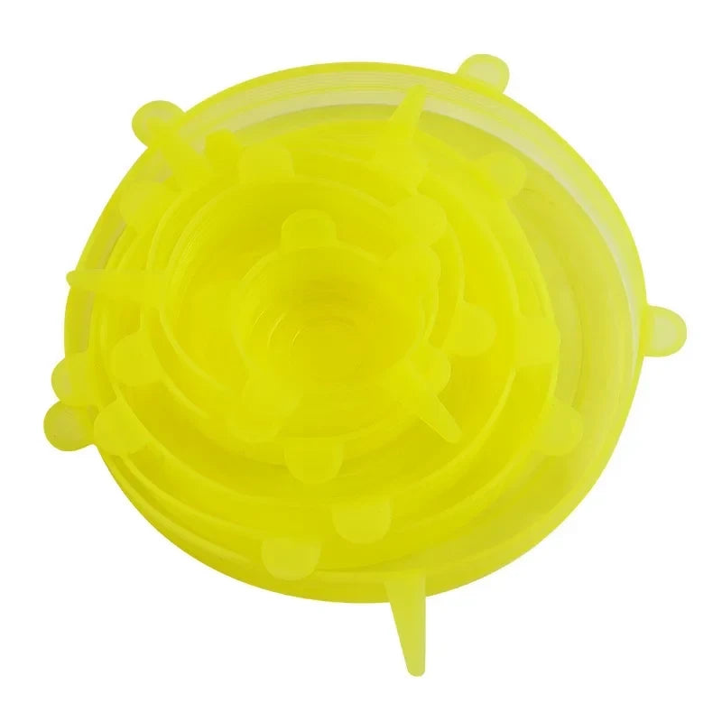 Reusable Silicone Stretchable Lids